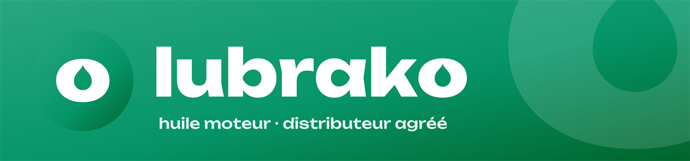 Enseigne de point de vente Lubrako